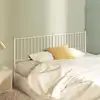 Image de Tête De Lit De Remplacement Métal Blanc 180 Cm Vidaxl
