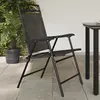 Image de Chaises De Jardin Pliables Lot De 2 En Acier Et Textilène Vidaxl