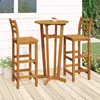 Image de Ensemble De Bar De Jardin 3 Pcs Bois D'acacia Solide Vidaxl