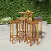 Image de Ensemble De Bar De Jardin 5 Pcs Bois D'acacia Solide Vidaxl