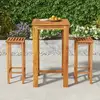 Image de Ensemble De Bar De Jardin 3 Pcs Bois D'acacia Solide Vidaxl