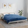 Image de vidaXL Couverture lestée Bleu 200x220 cm 9 kg Tissu 3154857