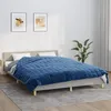 Image de vidaXL Couverture lestée Bleu 200x230 cm 9 kg Tissu 3154858
