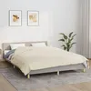 Image de vidaXL Couverture lestée Crème clair 200x230 cm 9 kg Tissu 3154876