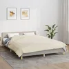 Image de vidaXL Couverture lestée Crème clair 220x240 cm 15 kg Tissu 3154882