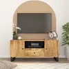 Image de vidaXL Meuble TV 105x33 5x46 cm bois de manguier et dingénierie 351958