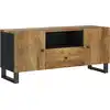 Image de Meuble Tv 105x33,5x46 Cm Bois De Manguier Et D'ingénierie Vidaxl