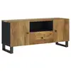 Image de Vidaxl meuble tv 105x33,5x46 cm bois de manguier et d'ingénierie VIDAXL