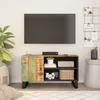 Image de vidaXL Meuble TV 80x33x46 cm bois de récupération et dingénierie 351964