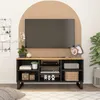 Image de Meuble Tv 100x33x46 Cm Bois De Manguier Et D'ingénierie Vidaxl