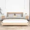 Image de Tables De Chevet 2pcs Blanc 40x30x55,5cm Bois Ingénierie Et Fer Vidaxl