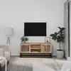 Image de Meuble Tv 105x30x45 Cm Bois D'ingénierie Et Fer Vidaxl