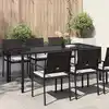 Image de Table De Jardin Marron 190 X 90 X 75 Cm Polyrotin Vidaxl