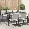 Image de Table De Jardin Blanc 190 X 90 X 75 Cm Polyrotin Vidaxl
