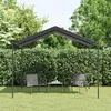 Image de vidaXL Tente à auvent anthracite 3x3 m acier et tissu 362450