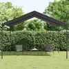 Image de Tente À Auvent Anthracite 4x4 M Acier Et Tissu Vidaxl