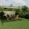 Image de Belvédère Beige 4x4 M 180 G/m² Tissu Et Acier Vidaxl
