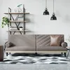 Image de Canapé-lit Avec Accoudoirs Taupe Tissu Vidaxl