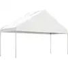 Image de Belvédère Avec Toit Blanc 5,88x2,23x3,75 M Polyéthylène Vidaxl