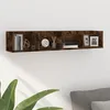 Image de vidaXL Étagère murale à CD Chêne fumé 100x18x18 cm Bois dingénierie 826617