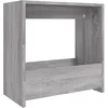 Image de Table D'appoint Sonoma Gris 50x26x50 Cm Bois D'ingénierie Vidaxl