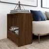 Image de Table D'appoint Chêne Marron 50x26x50 Cm Bois D'ingénierie Vidaxl
