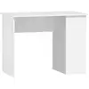 Image de Vidaxl bureau blanc 100x55x75 cm bois d'ingénierie