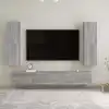 Image de Meuble Tv Mural Sonoma Gris 30,5x30x110 Cm Vidaxl