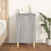 Image de Table De Chevet Sonoma Gris 40x35x70 Cm Bois D'ingénierie Vidaxl