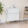 Image de Buffet Blanc 60x35x70 Cm Bois D'ingénierie Vidaxl