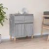 Image de Buffet Sonoma Gris 60x35x70 Cm Bois D'ingénierie Vidaxl