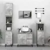 Image de vidaXL Armoire de salle de bain gris béton 30x30x190 cm 819800