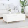 Image de Table Basse Blanc 90x50x36,5 Cm Bois D'ingénierie Vidaxl