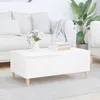 Image de vidaXL Table basse Blanc 90x50x365 cm Bois dingénierie 821108