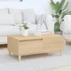 Image de Table Basse Chêne Sonoma 90x50x36,5 Cm Bois D'ingénierie Vidaxl