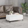 Image de Table Basse Blanc 90x50x36,5 Cm Bois D'ingénierie Vidaxl