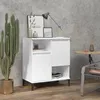 Image de Buffet Blanc 60x35x70 Cm Bois D'ingénierie Vidaxl