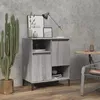 Image de Buffet Sonoma Gris 60x35x70 Cm Bois D'ingénierie Vidaxl