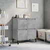 Image de Buffet Gris Béton 60x35x70 Cm Bois D'ingénierie Vidaxl