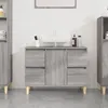 Image de vidaXL Meuble dévier sonoma gris 80x33x60 cm bois dingénierie 821274
