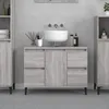Image de vidaXL Meuble dévier sonoma gris 80x33x60 cm bois dingénierie 821282
