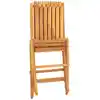 Image de Chaises De Jardin Pliantes Lot De 8 47x47x89cm Bois Massif Teck Vidaxl