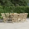 Image de Chaises De Jardin Pliantes Lot De 8 Gris 56x61x89 Cm Bois Teck Vidaxl