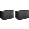 Image de Housses De Balancelle 2 Pcs 12  illets 215x150x130/150 Cm Pe Vidaxl