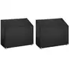 Image de Housses De Banc De Jardin 2 Pcs 8  illets 160x70x70/88 Cm Pe Vidaxl