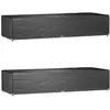 Image de Housses Pour Chaise Longue 2 Pcs 12  illets 205x75x40 Cm Pe Vidaxl