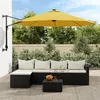 Image de vidaXL Parasol mural jaune 290 cm 362892