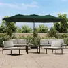 Image de vidaXL Parasol de Jardin à Double Tête avec LED Pare-soleil de Patio Abri de Soleil Parasol de Plage Terrasse Extérieur 362954