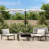 Image de vidaXL Parasol de Jardin à Double Tête avec LED Pare-soleil de Patio Abri de Soleil Parasol de Plage Terrasse Extérieur 362969