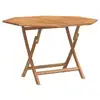 Image de Vidaxl table pliable de jardin 110x110x75 cm bois massif de teck